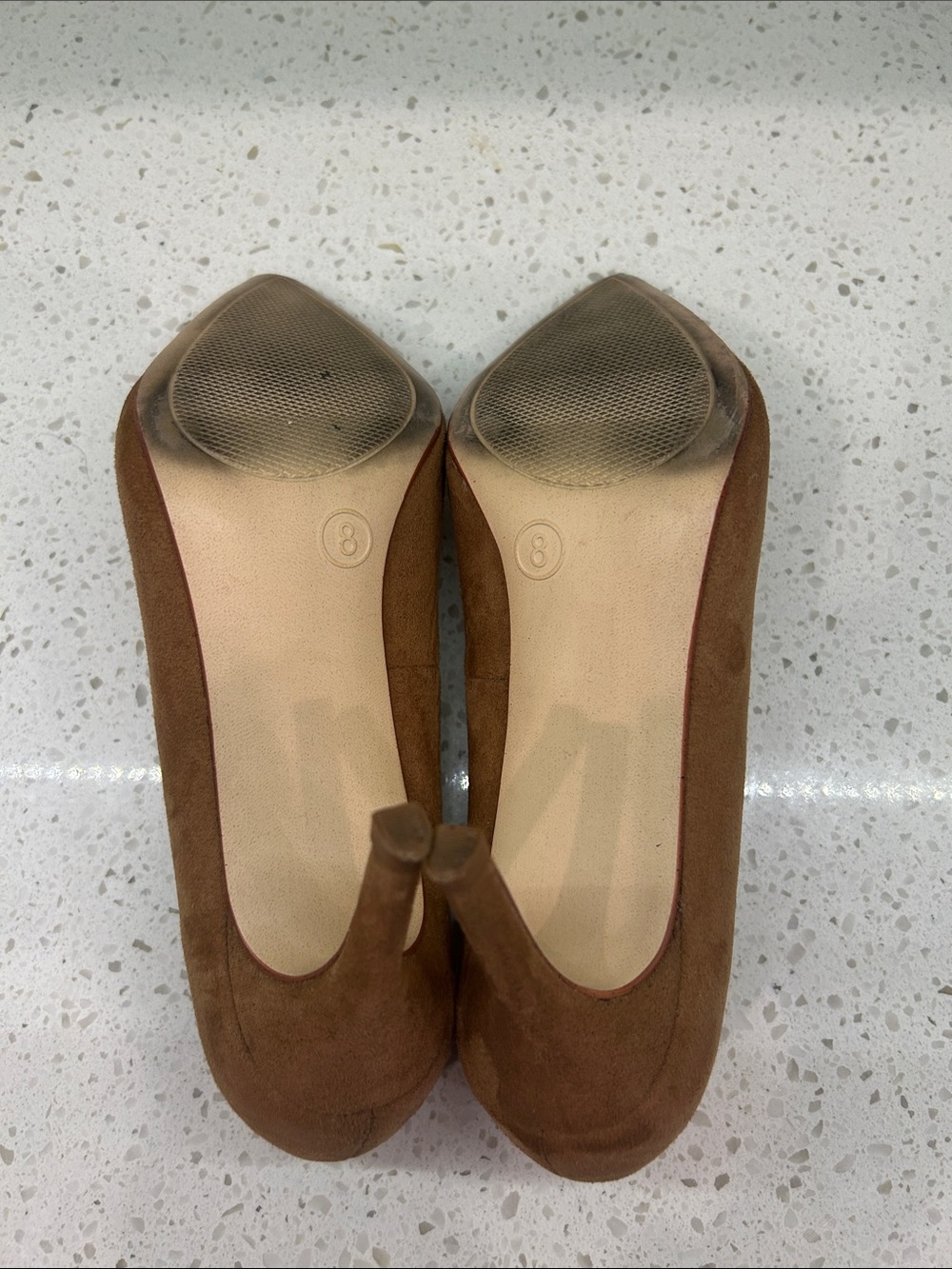 A New Day Classic Pointed-Toe Pump in Cognac Suede Size 8 - Picture 6 of 6